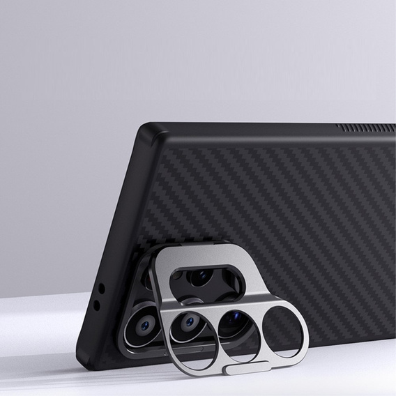 Чехол для Samsung Galaxy S24 Ultra, бронированный Nillkin, Carboprof Case, для Magsafe, чёрный