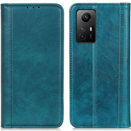 Чехол до Xiaomi Redmi Note 12S, Wallet Litchi Leather, зелёный
