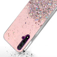 Чoхол до Huawei Nova 5T/Honor 20, Glittery, рожевий