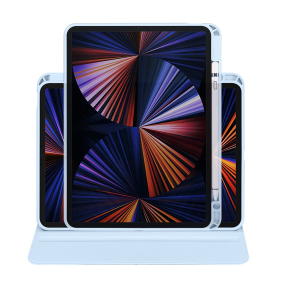 Чохол для iPad Pro 11" 2022/2021/2020 (4/3/2 gen.), з місцем для стилуса, що обертається на 360°, м'яти