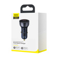 Baseus Автомобільний зарядний пристрій  2-Port USB i USB Type-C PD40W/QC3.0 - Grey