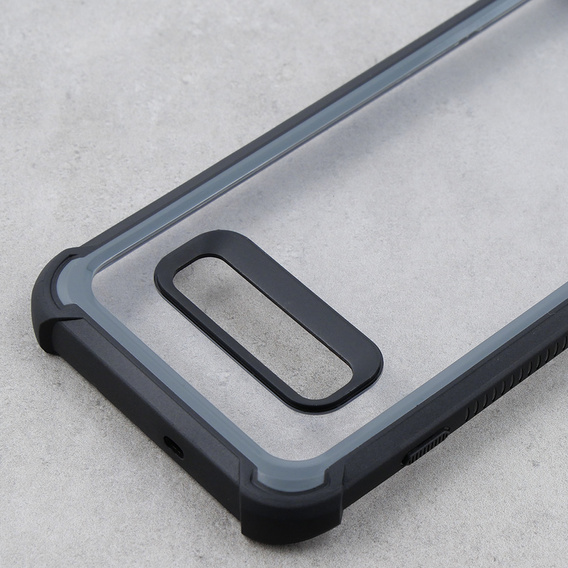 Чoхол до Samsung Galaxy S10 Plus, Dexnor Full Body Rugged, прозорий / чорний