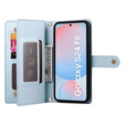 Чохол-книжка для Samsung Galaxy S24 FE, Wallet Zipper Pocket, м'яти
