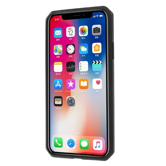 Czarne Etui PROTECTION SHELL Case Apple iPhone X 5.8
