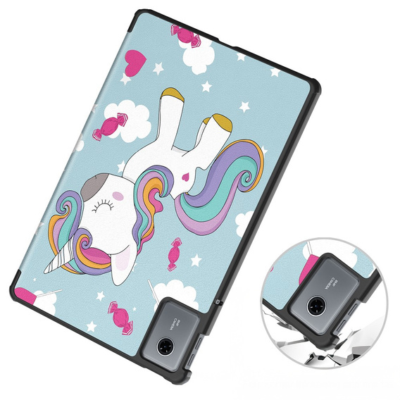 Чохол для Lenovo Idea Tab 11" 2025 TB336FU TB336ZU, з функцією підставки, Smartcase, Unicorn
