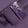 Чохол-книжка для iPhone 15, RFID Wallet MagSafe CamShield, фіолетовий