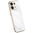 Чохол для Xiaomi Redmi Note 13 Pro 5G, Glamour CamShield, білий