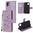 Чохол-книжка для Huawei P40 Lite, Butterfly Flower, фіолетовий