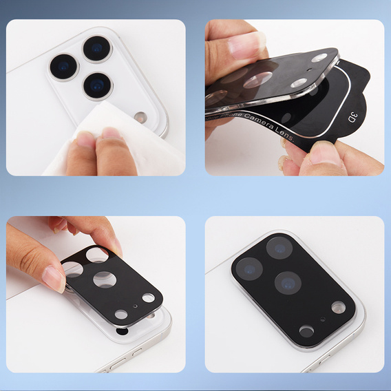 2x Закаленное стекло для камеры ERBORD для iPhone 17 Pro Max