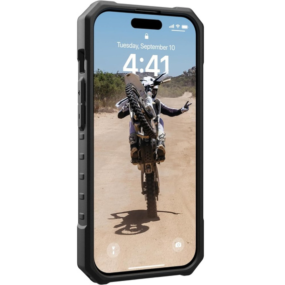 Чoхол Urban Armor Gear до iPhone 15 Pro, Pathfinder MagSafe, прозорий / чорний