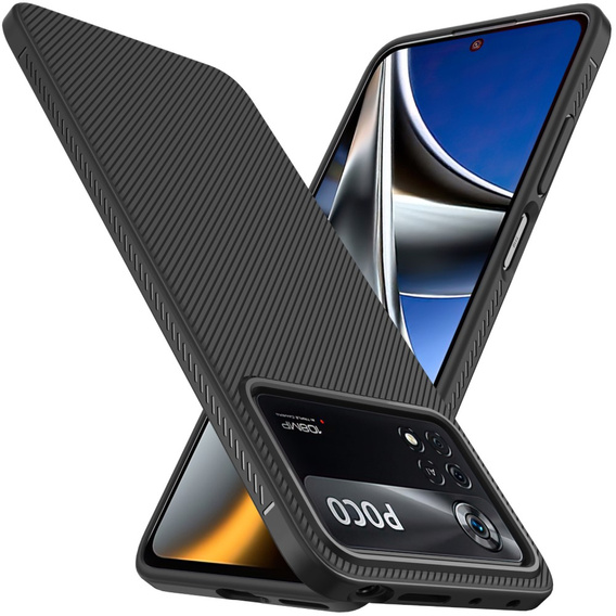 Чехол Twill для Xiaomi Poco X4 Pro 5G - Black