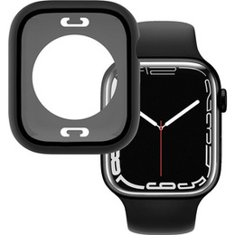 2в1 чехол и защитное стекло для часов Apple Watch 7/8/9 45mm, Black