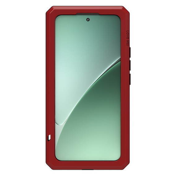 Чехол Love Mei до Xiaomi 15, armored with glass, красный