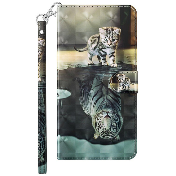 Чохол-книжка для Xiaomi Redmi 13C / Poco C65, Wallet, Cat & Tiger