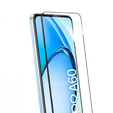 Закаленное стекло 3D для Oppo A60, чёрная рама