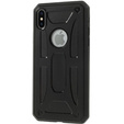 Czarne Etui PROTECTION SHELL Case Apple iPhone X 5.8