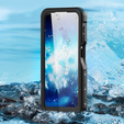 IP68 водонепроникний чохол для Samsung Galaxy A25 5G, Redpepper, чорний