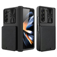Чехол для Samsung Galaxy Z Fold5 5G, с магнитным кошельком, черный