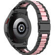 Браслет Stainless для  Samsung Galaxy Watch 4 / 4 Classic - Black/Pink