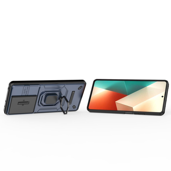 Чохол для Xiaomi Redmi Note 13 5G, KickStand Camera Lens, м'яти