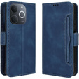 Футляр з клапаном для Realme Note 70T 4G, Card Slot, темно-синій