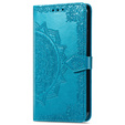 Откидной чехол для Xiaomi Redmi 12C, Mandala, синий
