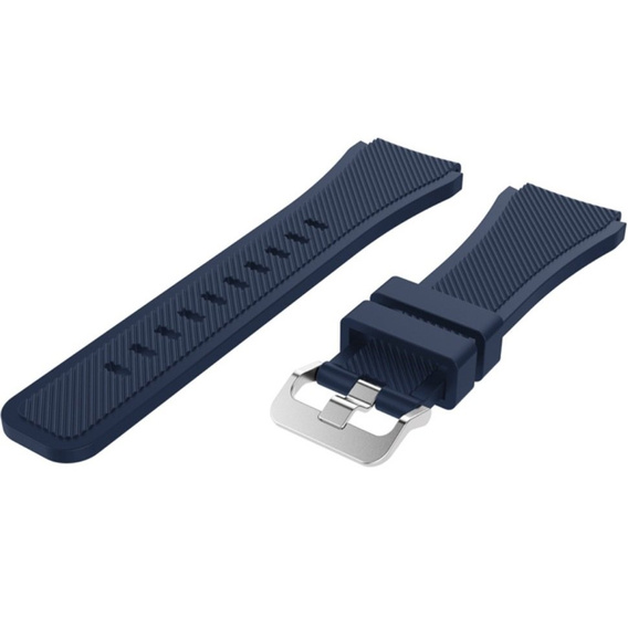 Силиконовый ремешок Twill Texture 22mm, Blue