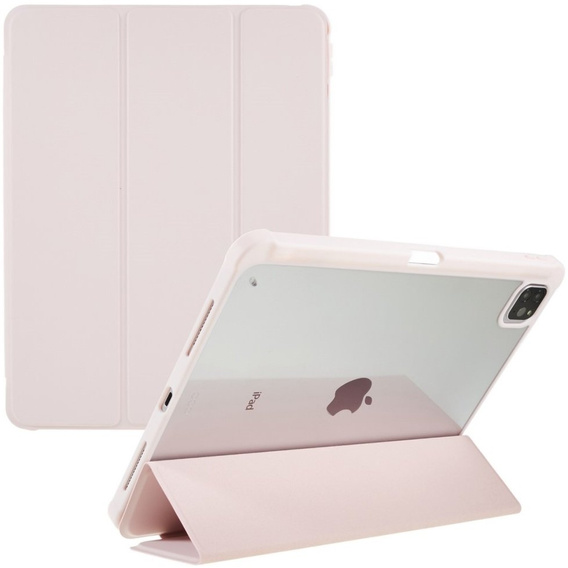 Чохол для iPad Pro 12.9" 2022/2021/2020 (6/5/4 gen.), Smartcase Hybrid, з місцем для стилуса, рожевий