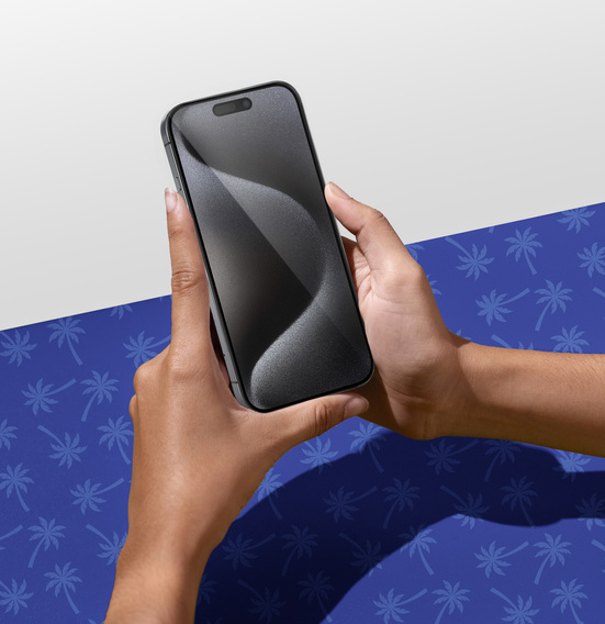 Закаленное стекло Diamond Palm для iPhone 15/15 Pro