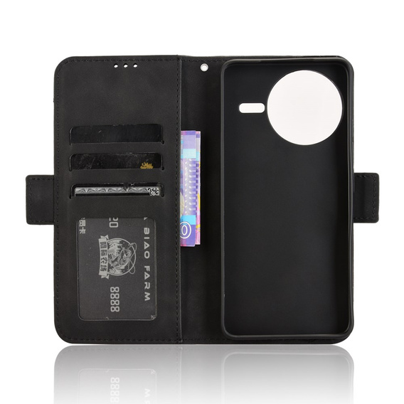 Откидной чехол для Xiaomi Poco F7 Pro, Card Slot, чёрный