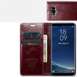 Флип-кейс CASEME для Samsung Galaxy S8, Waxy Textured, красный