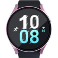 Силиконовый футляр со встроенным защитным стеклом до Galaxy Watch5 44mm, Rose Gold