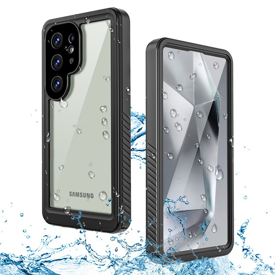 Водонепроницаемый чехол IP68 для Samsung Galaxy S25 Ultra, чёрный