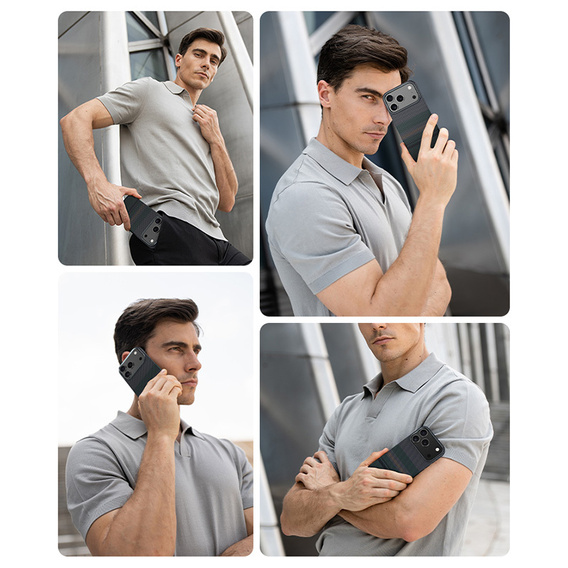 Чохол BENKS Kevlar Magnetic Armor Pro Aurora 600D C070 для MagSafe для iPhone 17 Pro Max