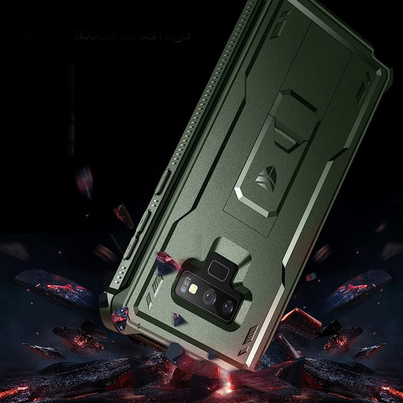 Броньований чохол для Samsung Galaxy Note 9, Dexnor Full Body, зелений