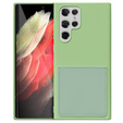 Кейс Silicone Lite Pocket для Samsung Galaxy S22 Ultra 5G - Matcha Green