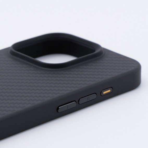 Чохол для iPhone 15 Pro, Aramid Fiber Cover, чорний