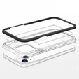 Чехол ERBORD Hybrid Frame для iPhone 13 mini, Чёрный