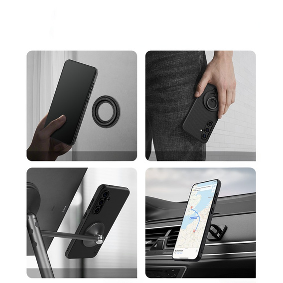 Чохол NILLKIN для Samsung Galaxy S24 FE, Frosted Shield, для MagSafe, чорний