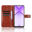 Откидной чехол для Oppo A40 / Oppo A40m, Crazy Horse Wallet, коричневый