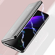 Чoхол до Samsung Galaxy Z Fold3 5G, Clear View, сріблястий