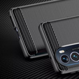 Чехол до Motorola Edge 30 Pro, Carbon, чёрный