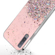 Чoхол до Samsung Galaxy A7 2018, Glittery, рожевий