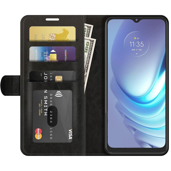 Чохол Wallet для Motorola Moto G50, PU Leather, Black