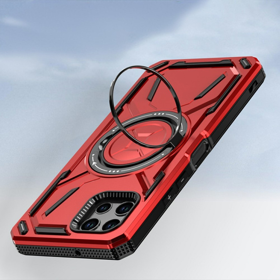 Чохол для T Phone 2 5G, Heavy Duty Ring, червоний