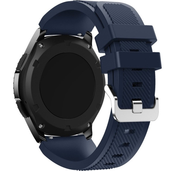 Силиконовый ремешок Twill Texture 22mm, Blue