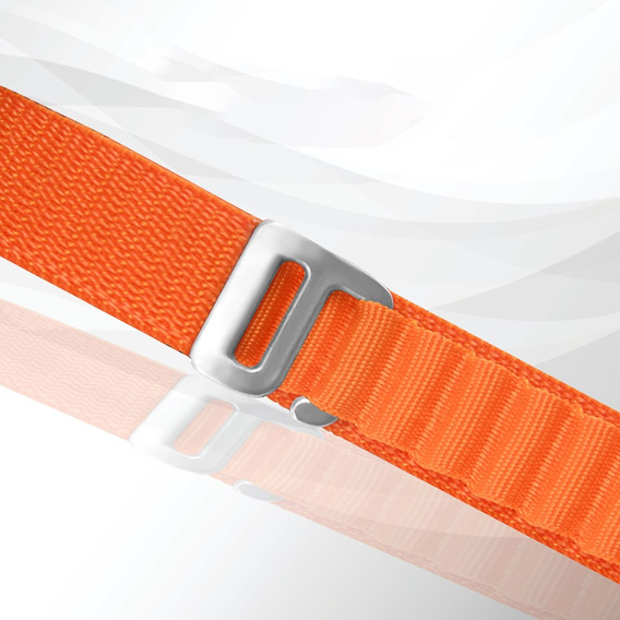 Нейлоновый ремешок до Xiaomi Mi Band 3/4/5/6/7/7 NFC, Orange