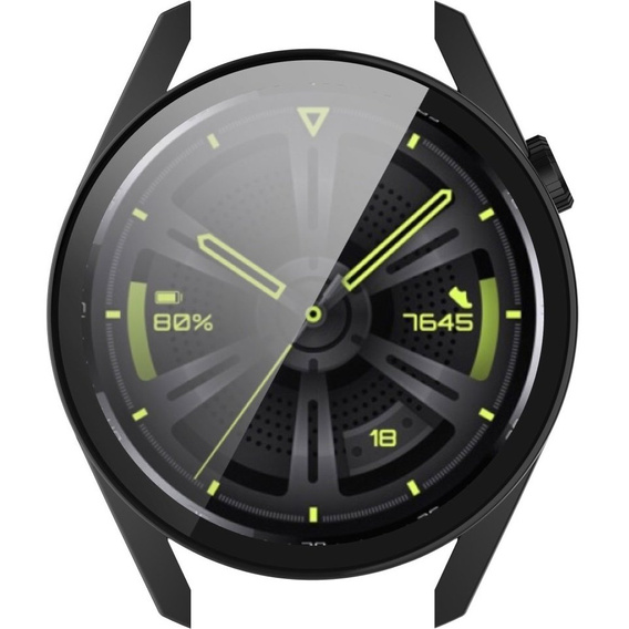 2в1 чохол та захисне скло для годинника Huawei Watch GT 3 46mm, Black