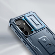 Бронированный чехол для Samsung Galaxy S24, Dexnor Full Body (Two Frames), темно-синий