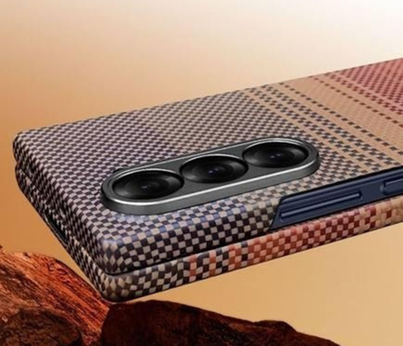 Чохол для Samsung Galaxy Z Fold6 5G - магнітне арамідне волокно, помаранчевий